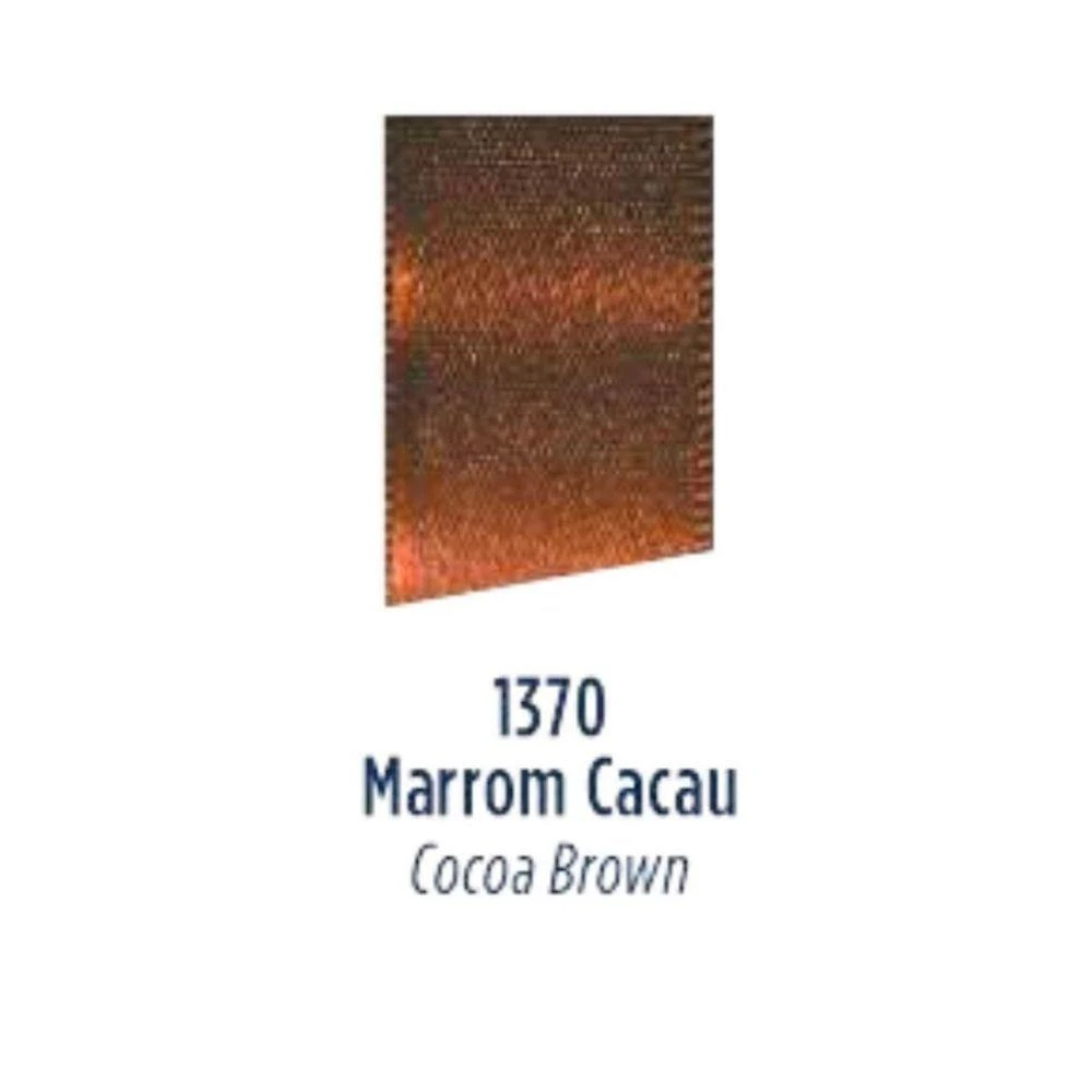 Fita de Cetim Nº 5 22mm 50m Marrom Cacau 1370 Rolo para Artesanato e Laços Progresso OEM