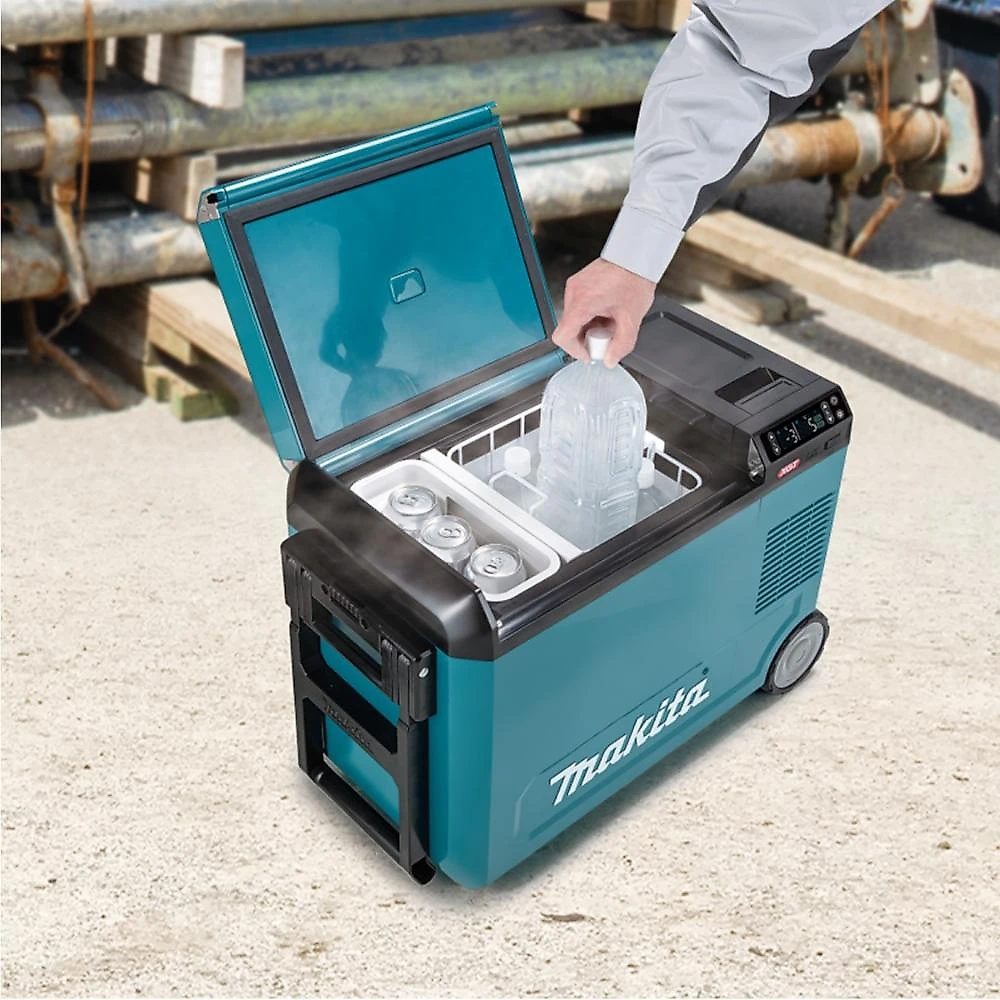 Caixa térmica makita refrigerador e aquecedor cw004gz sem bateria e carregador