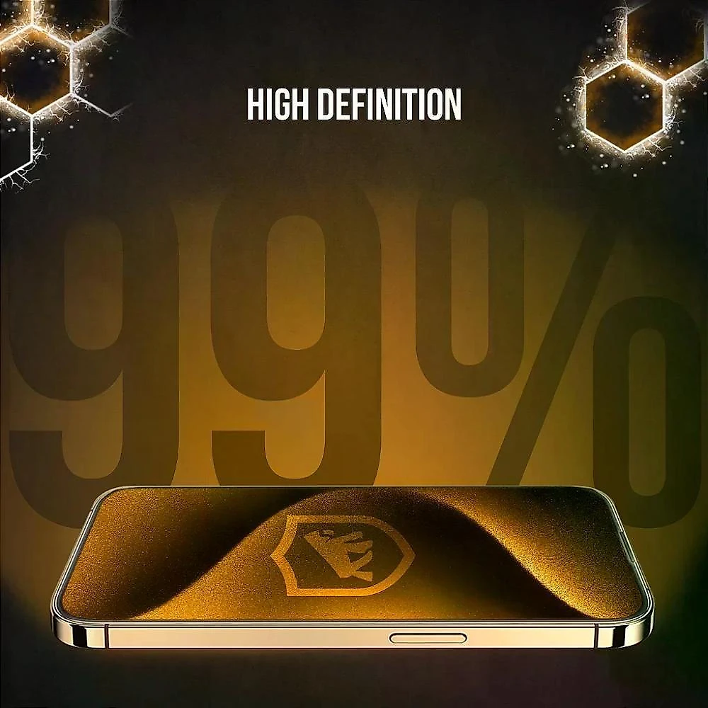 Película para Celular Gshield Iphone 17 Ultra Safe Proteção da Tela com Alta Transparência Preto 1