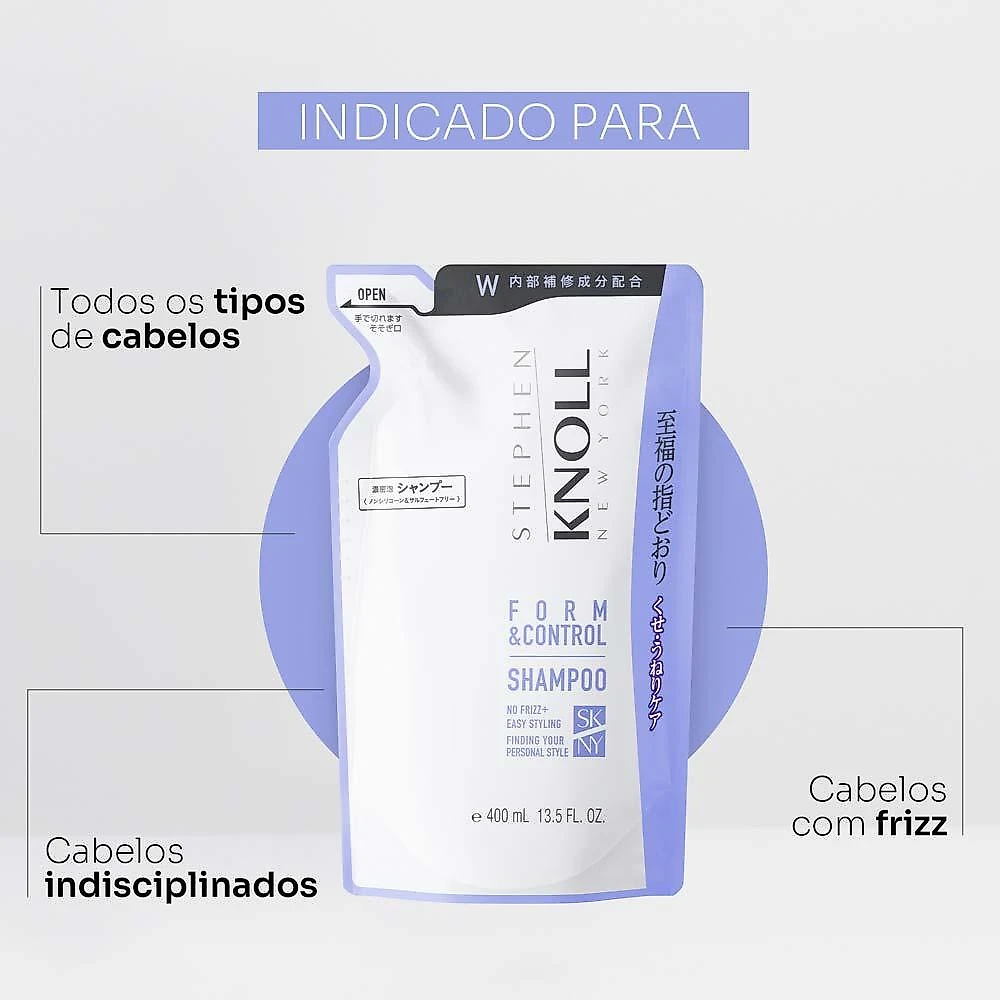 Stephen knoll color e control shampoo refil 400ml
