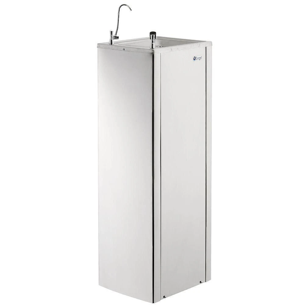 Purificador de Pressão Coluna Parede Begel BRX40 Água Gelada Inox 220V