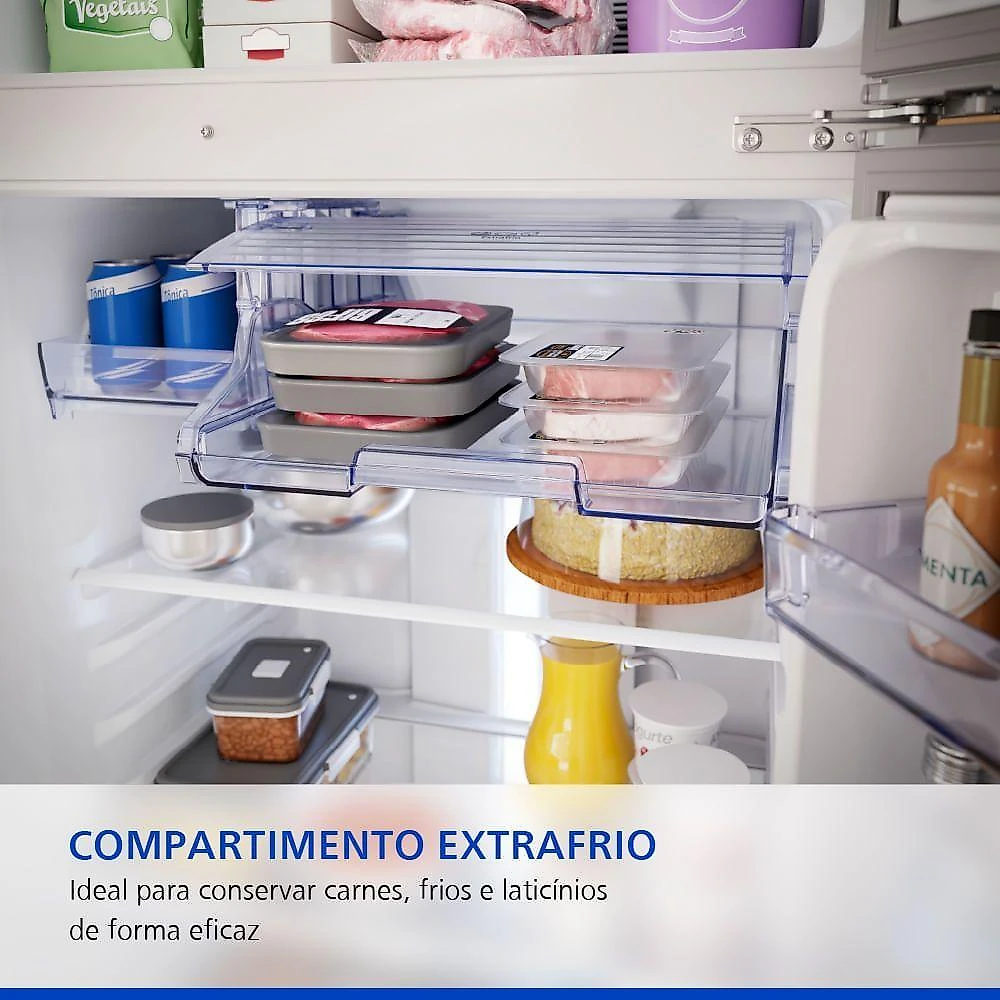 Geladeira Panasonic BT71 Black Inox Look Duplex Frost Free 494L Inverter A - NR-BT71PV4BA 110V