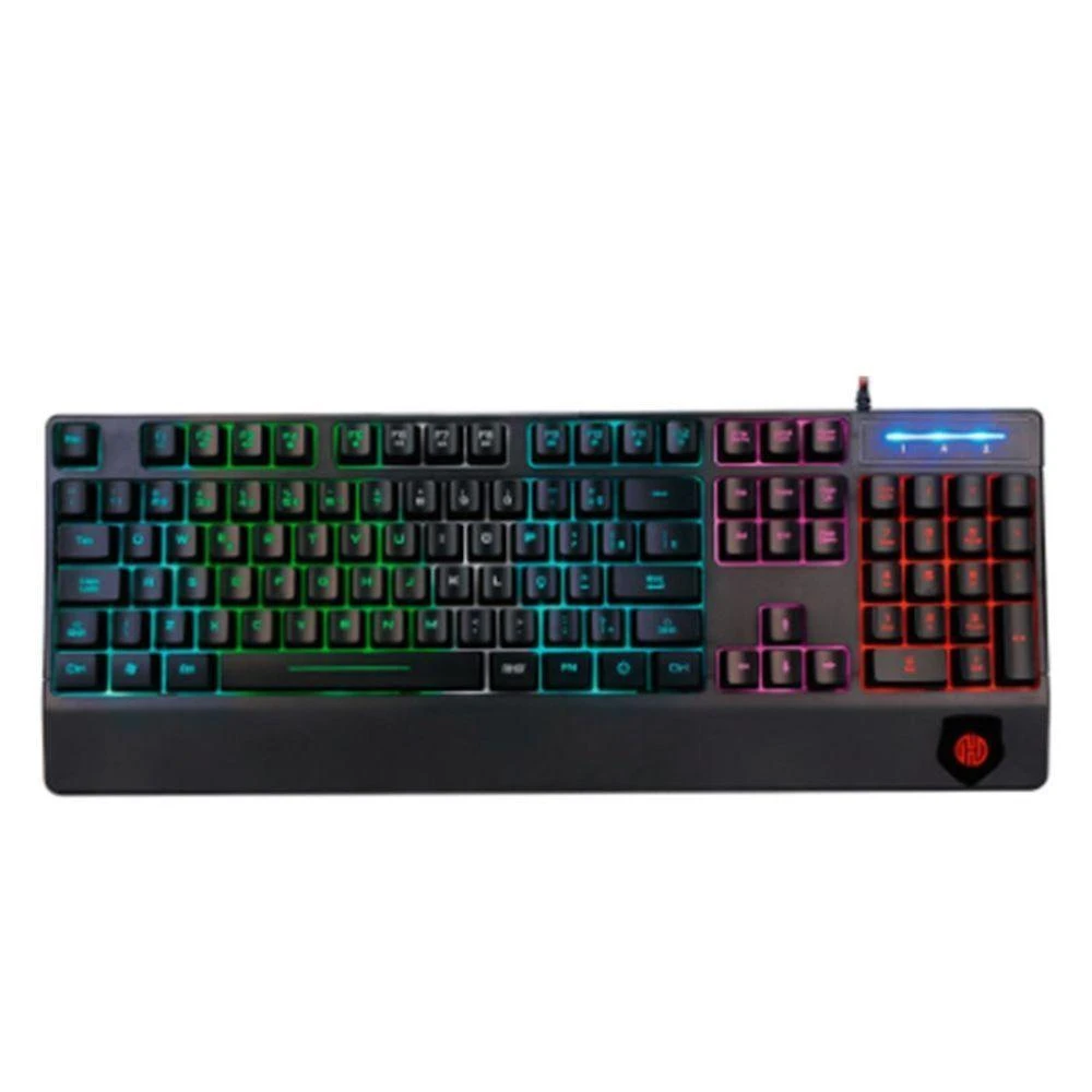 Teclado Usb Gamer Para Computador Com Multimídia E Led
