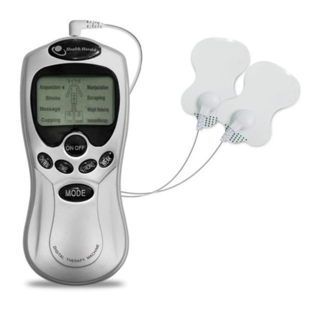 Massageador Tens Fisioterapia Acupuntura Aparelho Eletroestimulador Tonificador Muscular Portatil Digital