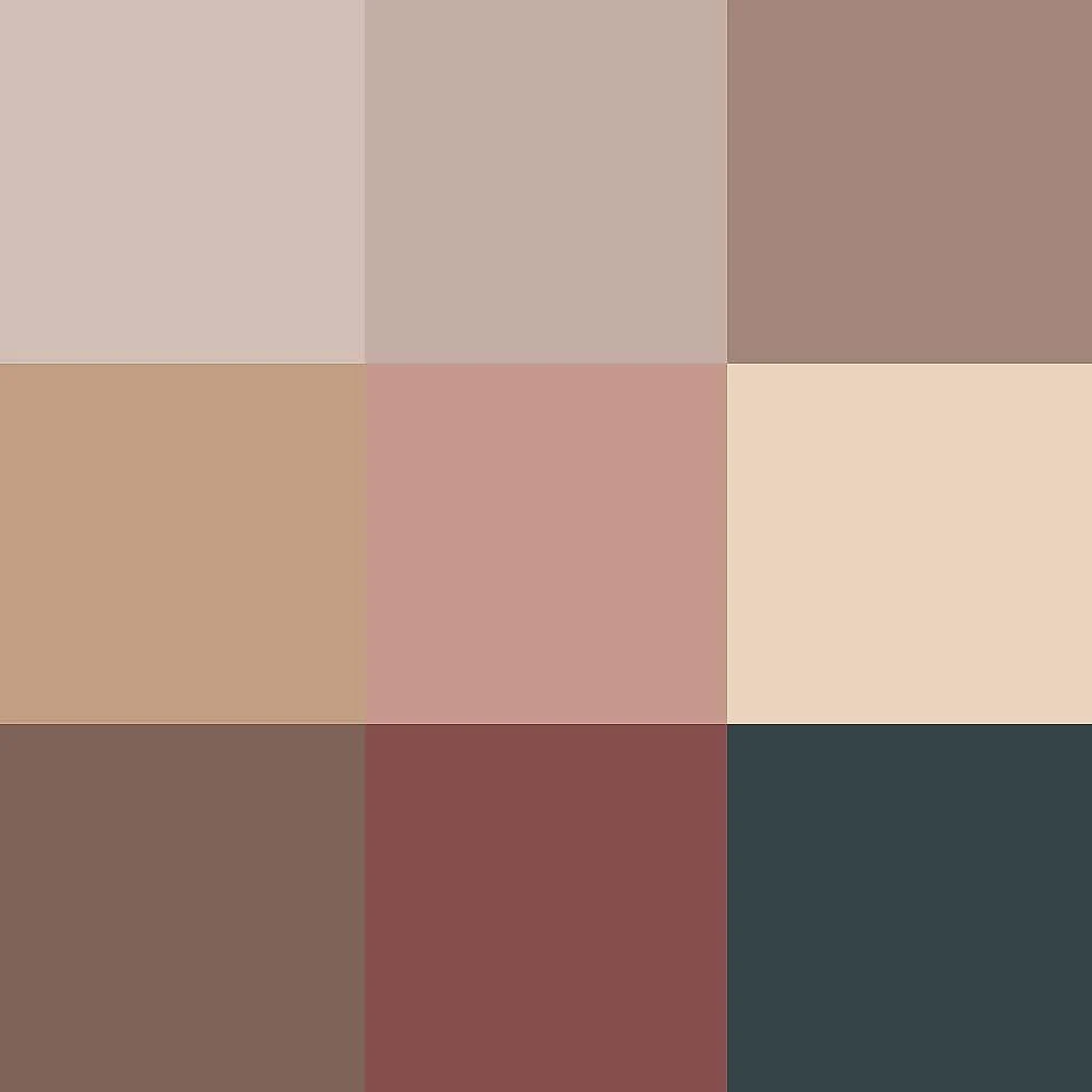 Paleta de sombras nádia tambasco by océane to go - trendy 1un