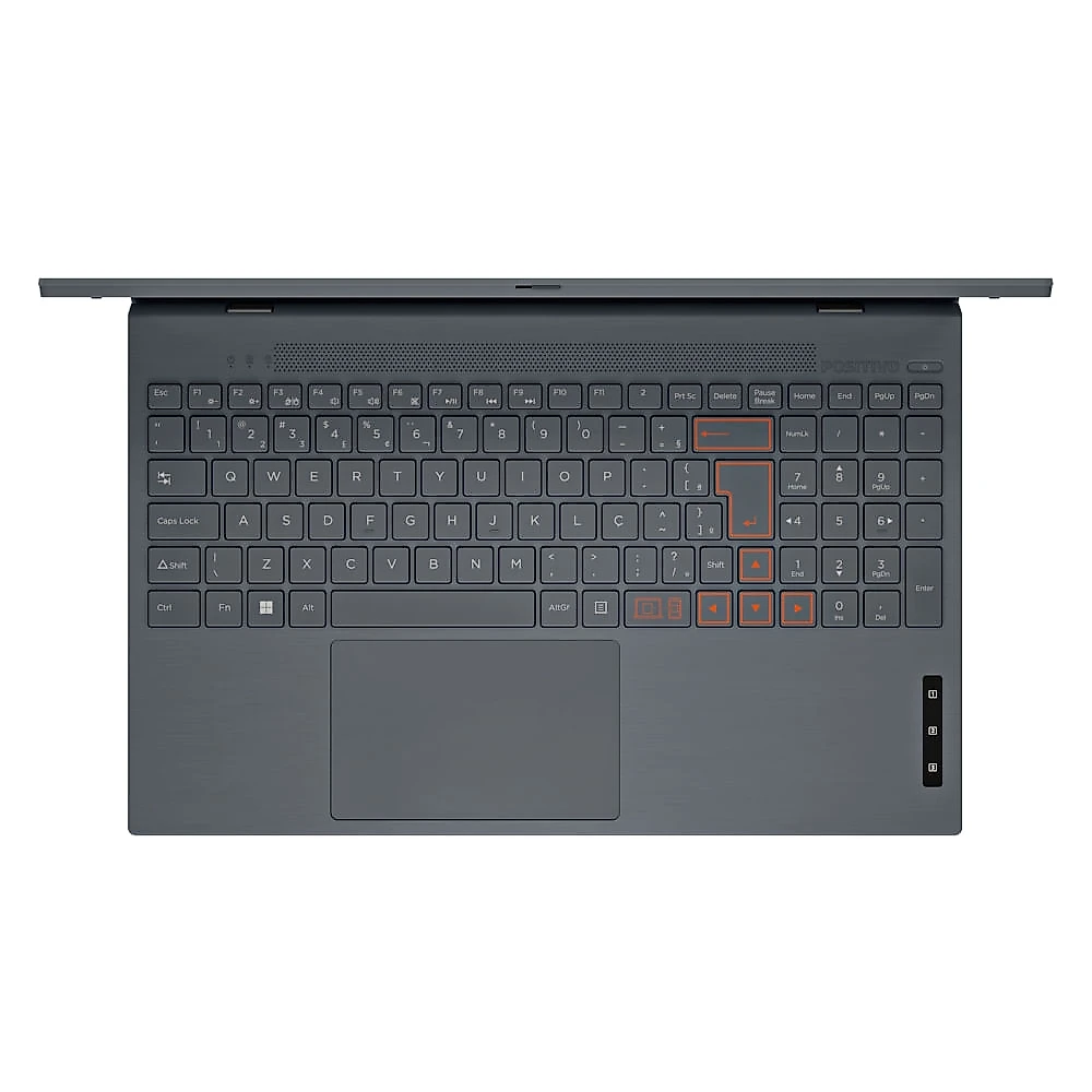 Notebook Positivo Vision C15 Intel® Celeron® Dual Core™ Linux 8GB 128GB eMMC 15” HD Lumina Bar - Cinza