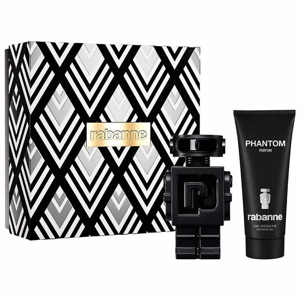 Kit Perfume Phantom Parfum Paco Rabanne Masculino Eau de Parfum Oriental Fougère 100ML + SG 100ML