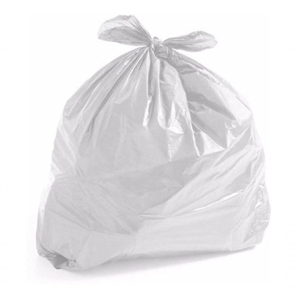 Saco para Lixo Branco Resistente 20 Litros com 100 Unidades para Uso Doméstico Higipack