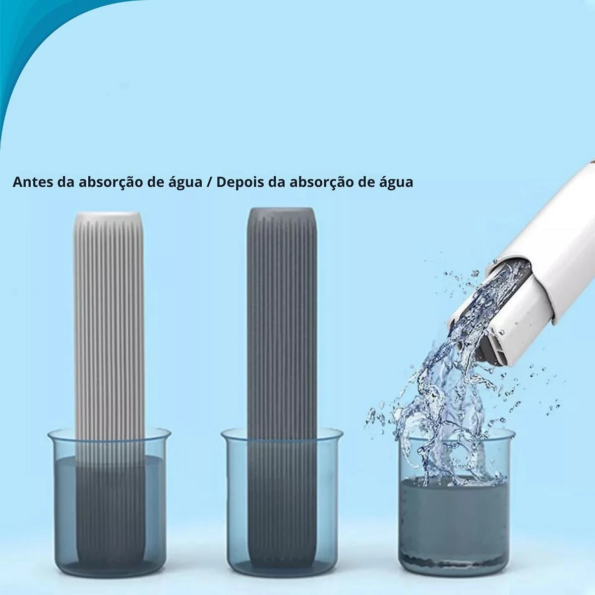 Miniatura Mop Limpeza Mini Dobrável Vidro Espelho Ajustável Presente