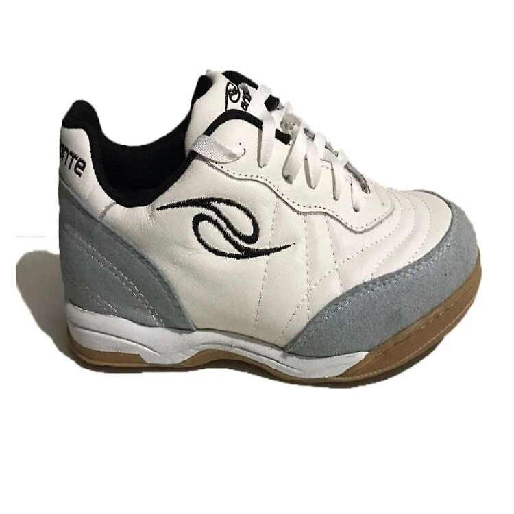 Tenis Indoor Dalponte Pro Couro - BCO/CINZA