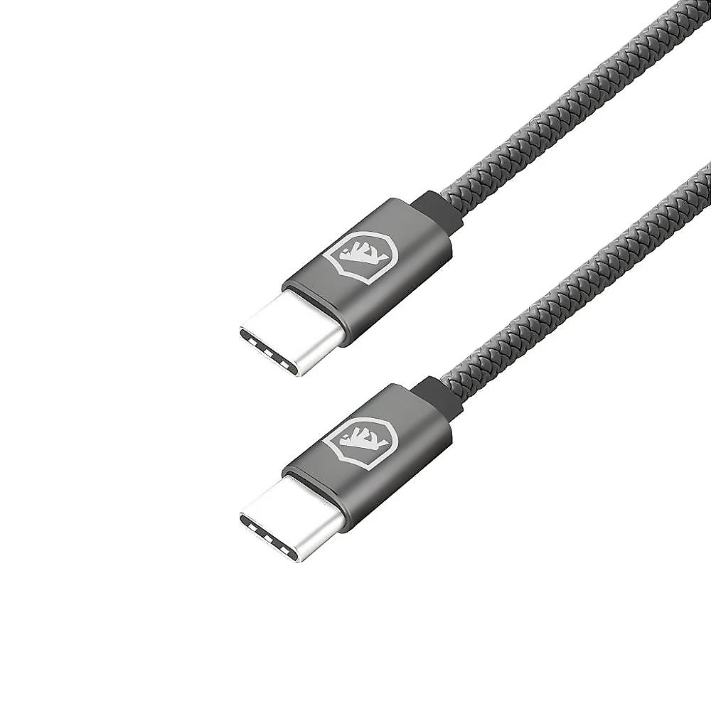 Cabo Symetric - Tipo C / Tipo C - 1,5M + Carregador de Parede Turbo Duplo - Gshield