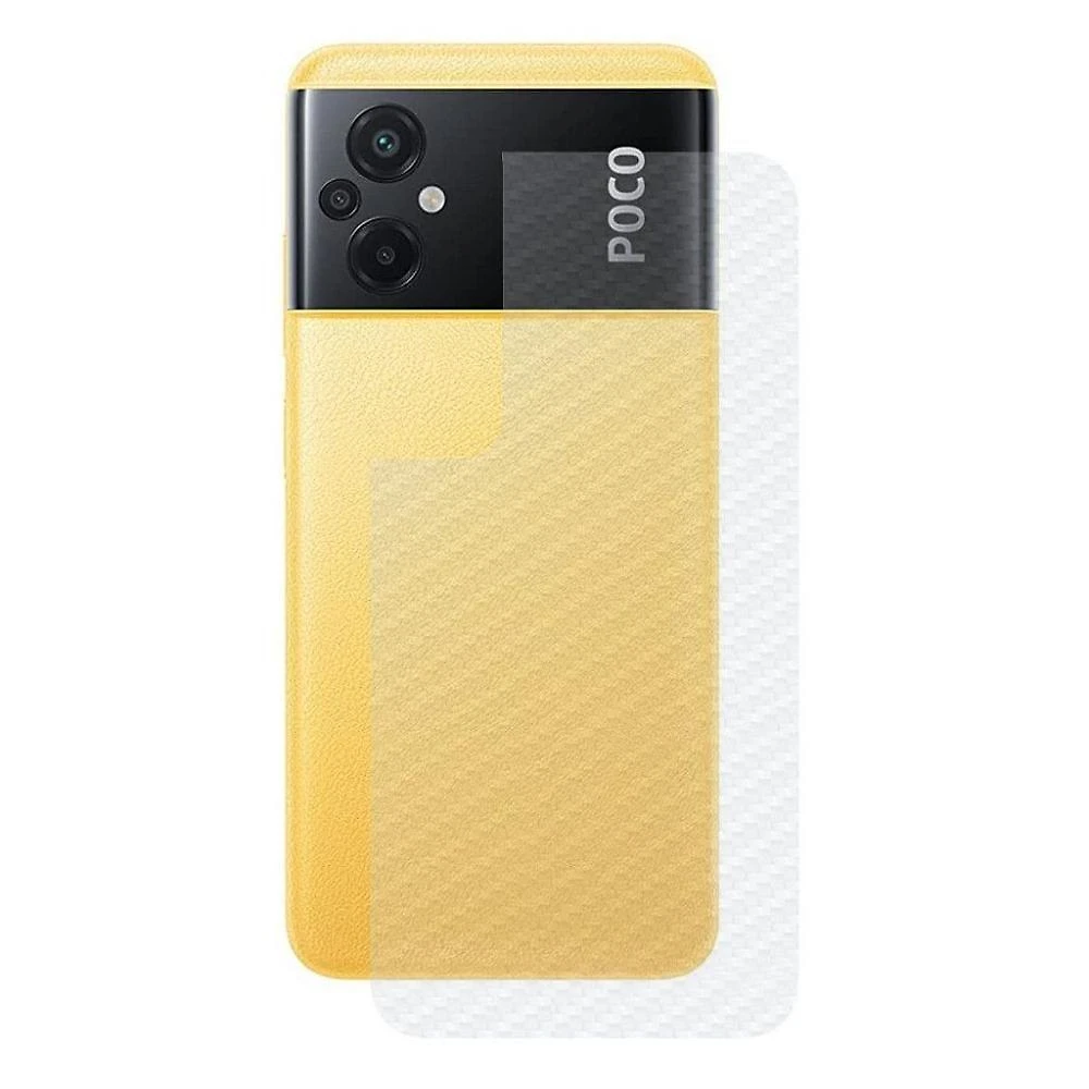 Película Para Xiaomi Poco M5 - Traseira De Fibra De Carbono - Gshield
