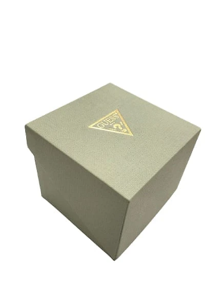Miniatura Relógio Guess Masculino Detalhe Pneu Silicone Dourado