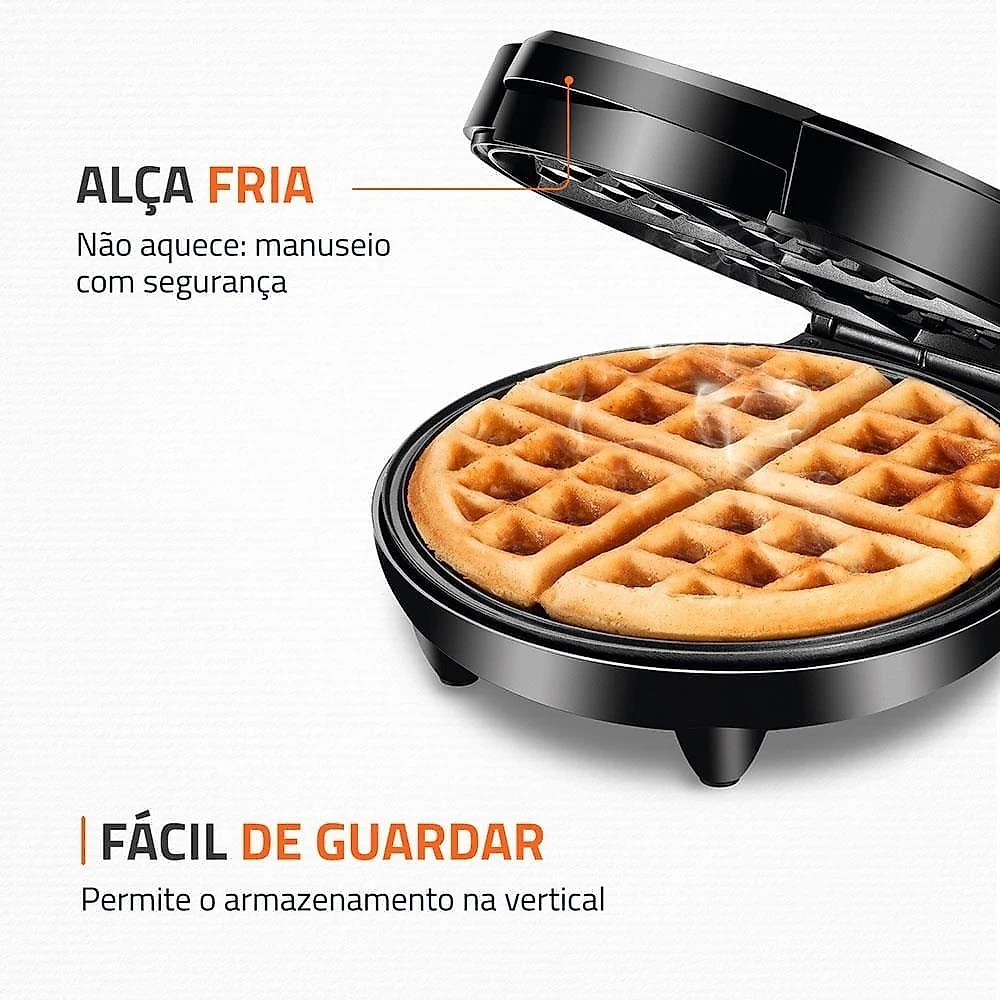 Máquina de waffle mondial pratic waffle gw-01 110
