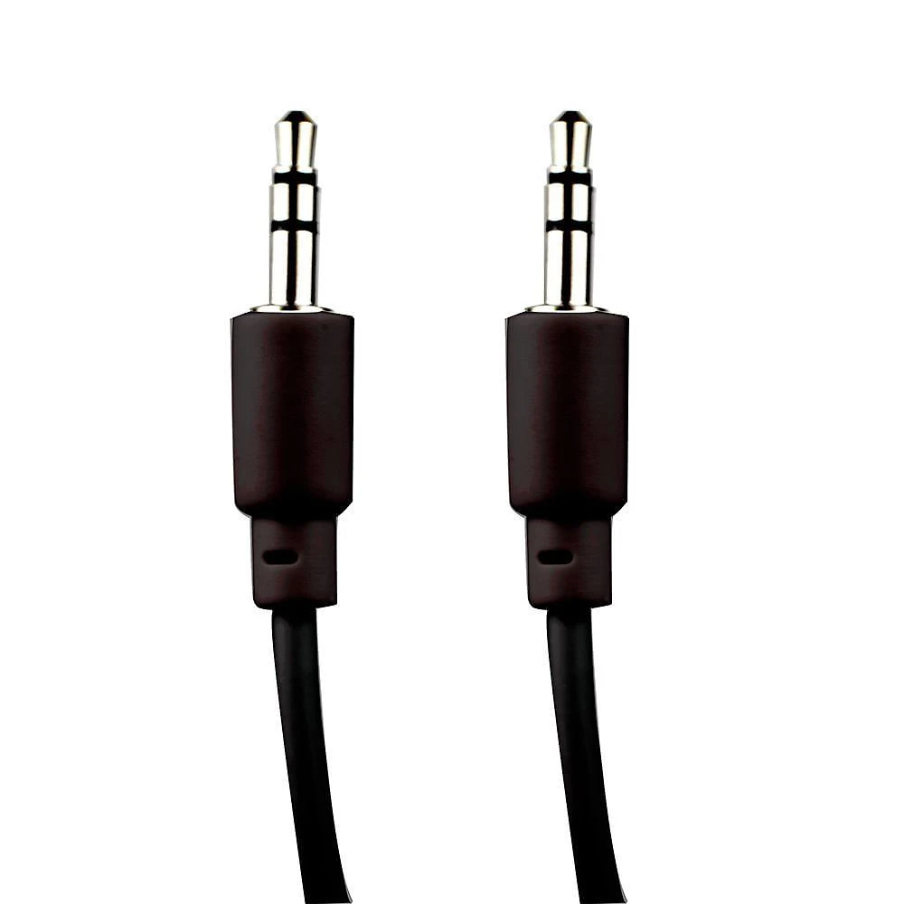 Cabo de Áudio P2 X P2 C-042 Estéreo 3,5MM com Conectores em Níquel Preto Evus