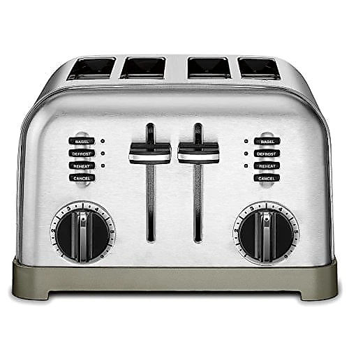 Torradeira Elétrica Cuisinart CPT180 Metal Classic 4 fatias Prateado 110V