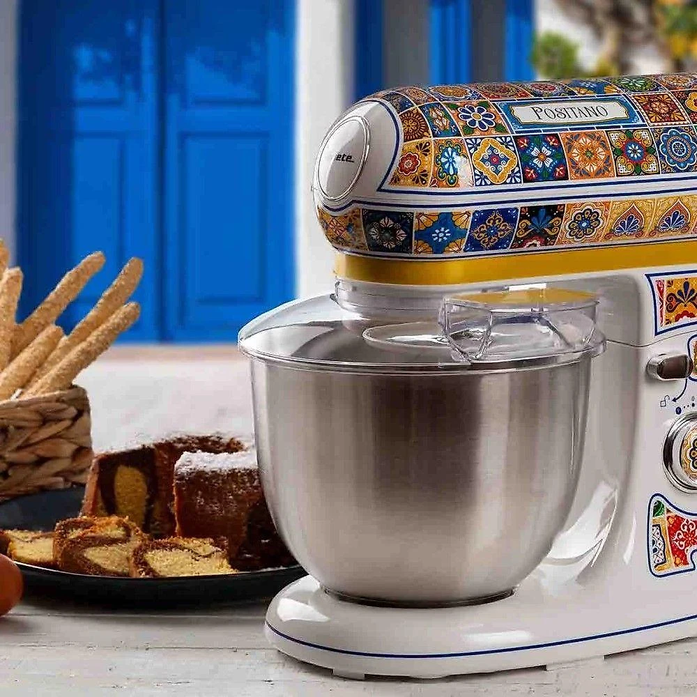 Batedeira Planetária Ariete Positano 5,5l 1200w 110V - Modelo 1588 Design Italiano