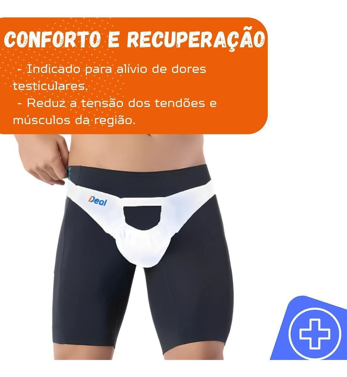 Suspensório Escrotal Protetor Testicular Confortável M
