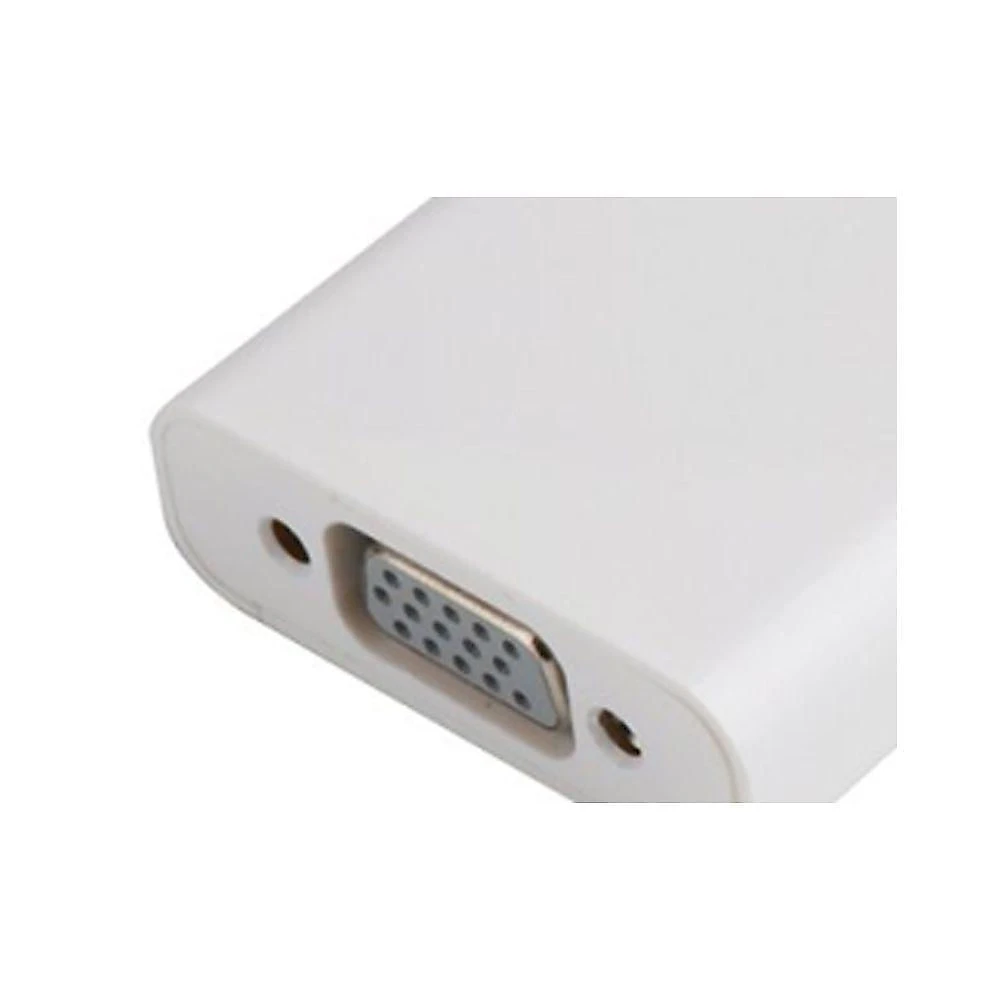 Cabo Adaptador Mini Display Port para VGA 15CM Plug And Play Mini Displayport Macho para VGA Fêmea