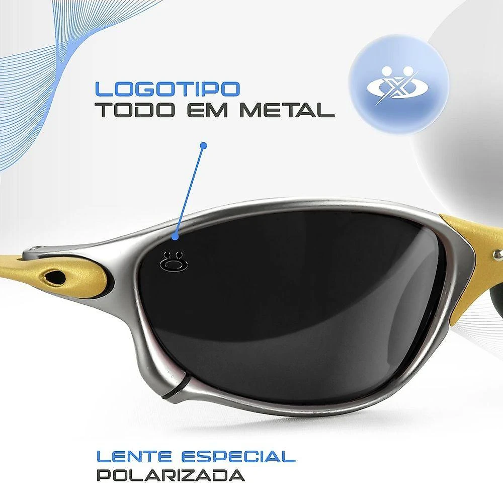 Oculos Sol Lupa Metal Mandrake Protecao Uv Juliet +case