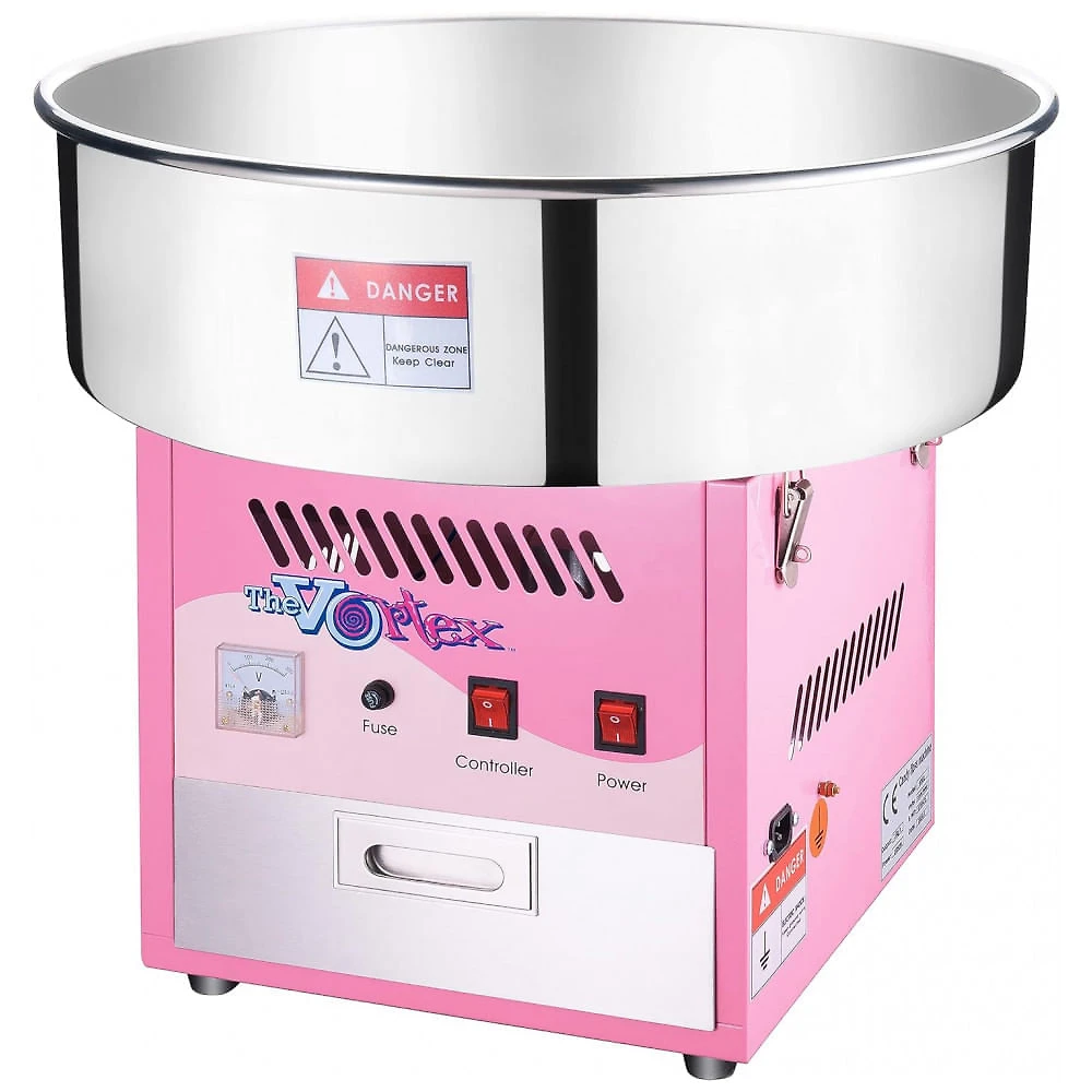 Máquina de Algodão Doce Elétrica com Tigela de Aço Inoxidável e Silenciosa, 1000W, 110v, GREAT NORTHERN POPCORN COMP...