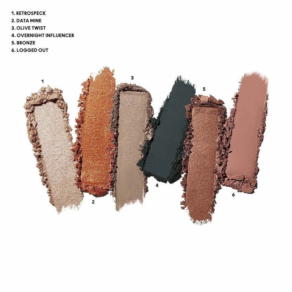 Paleta de sombras mac connect in colour eye shadow palette bronze influence 1 un