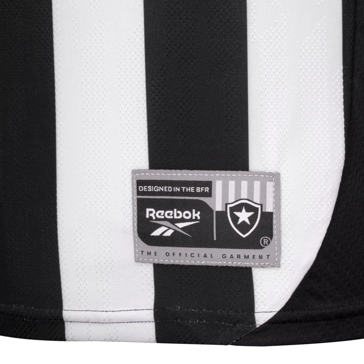 Miniatura Camisa Botafogo I 25/26 s/n Torcedor Reebok Masculina Branco+Preto - EEGG