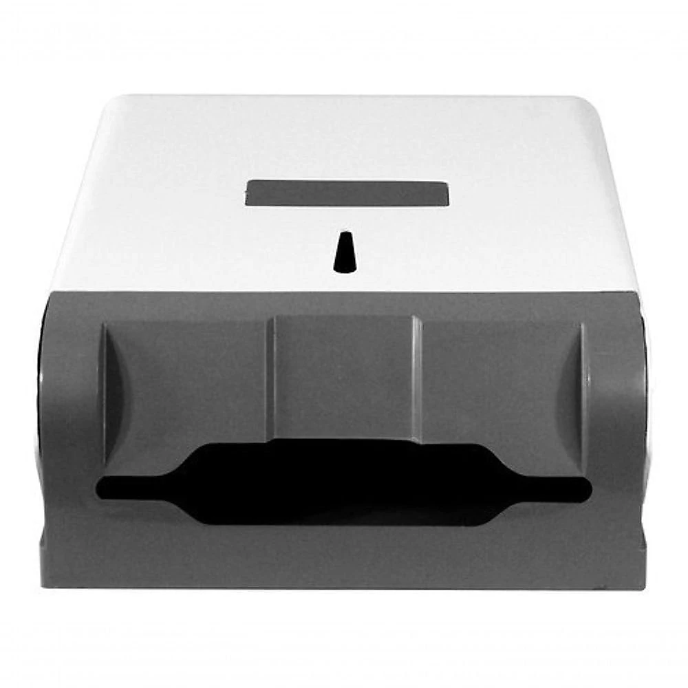 Toalheiro Clássico ABS para Papel Interfolha com 2000 Folhas Plástico ABS Branco Higipack