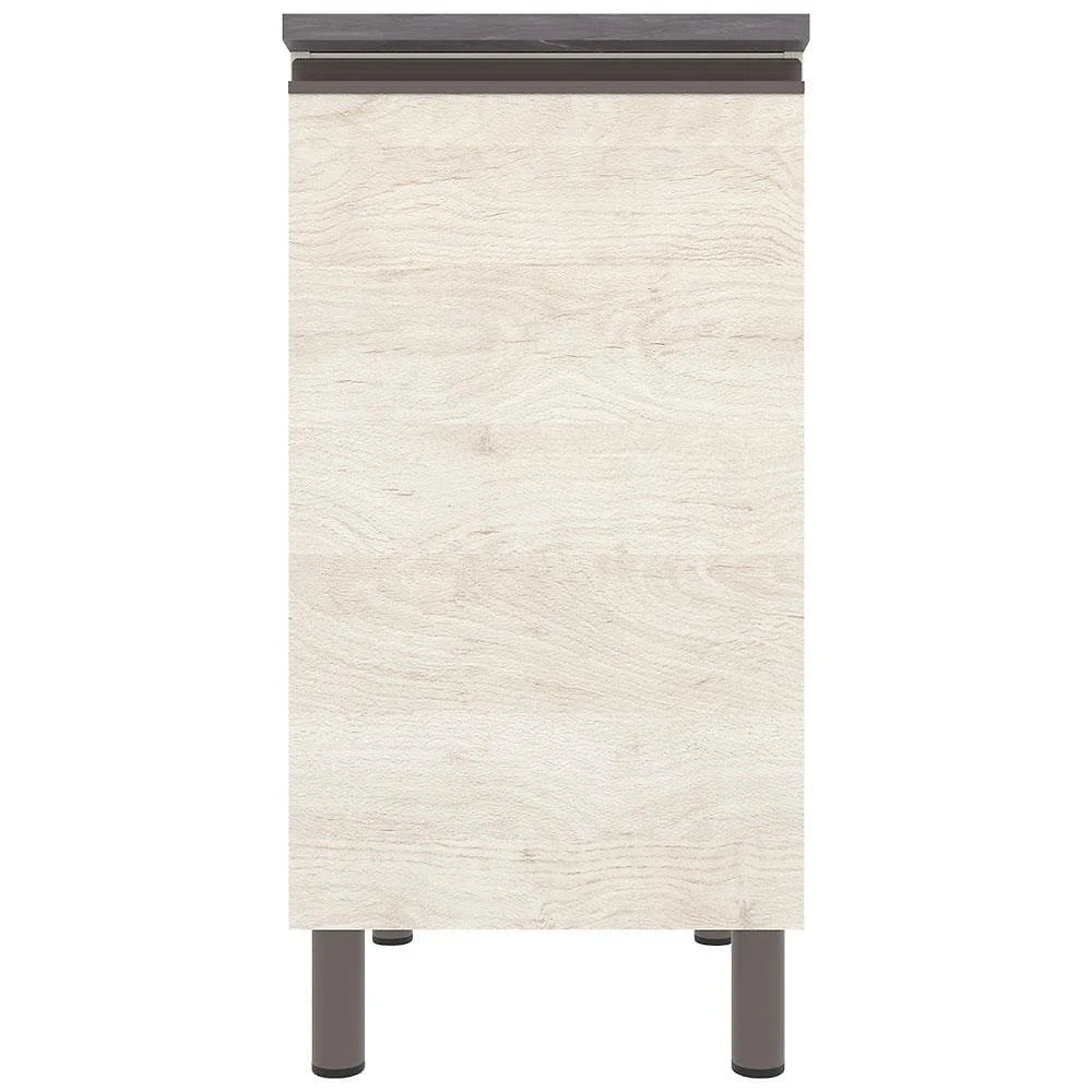 Balcão bartira cristal mdp 15mm com 1 porta e 1 prateleira - 40cm de largura