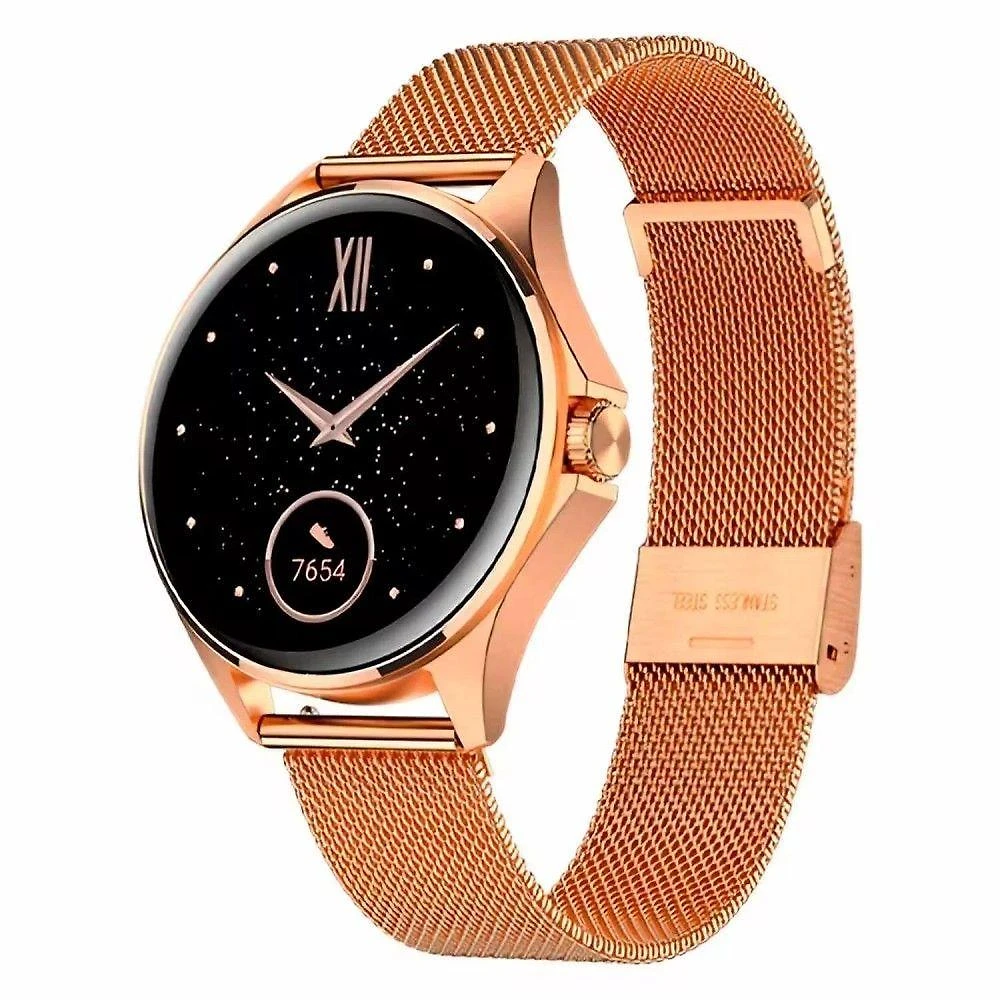 Smartwatch FTX FTXAM12-RGRGS 49MM Monitor Cardíaco Acelerômetro Dourado