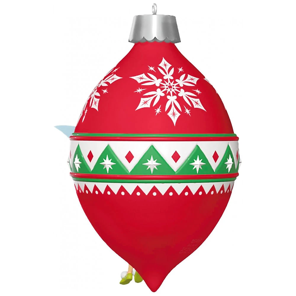Enfeite de Natal Hallmark Keepsake 2025, Disney Sininho Decorando a Árvore com Luzes, Presente para Fãs da Disney