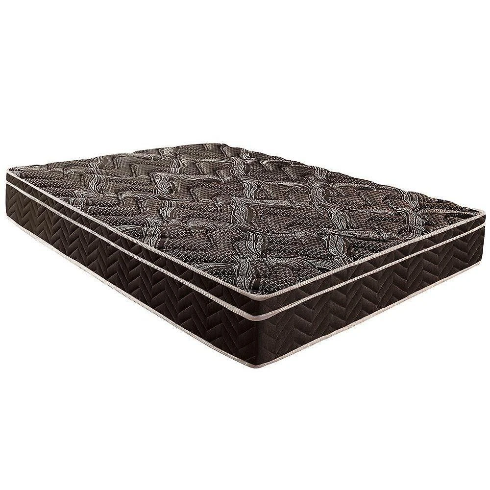 Colchão Casal Anatômico D28 - Pasquale Euro Pillow Black (138x188x25) - Paropas