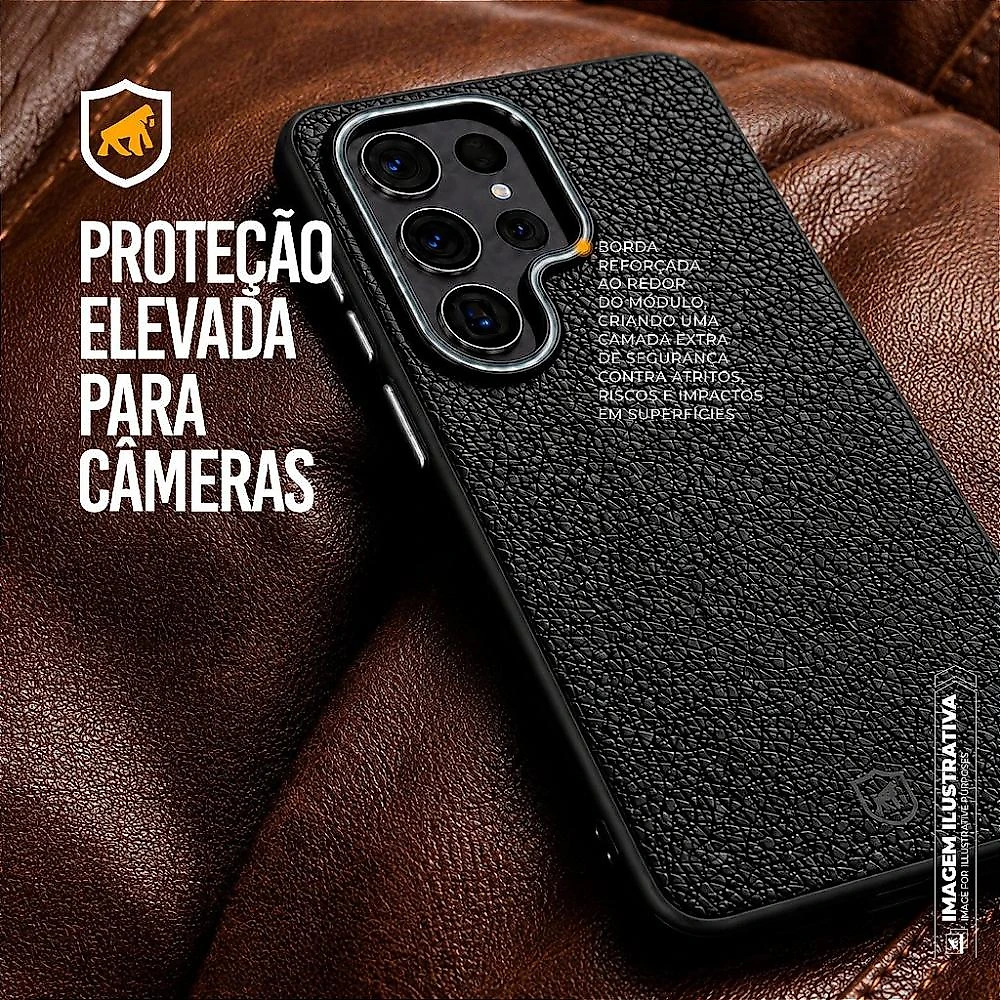 Capa para Samsung Galaxy S26 Ultra - Magsafe TechCouro - Preta - Gshield