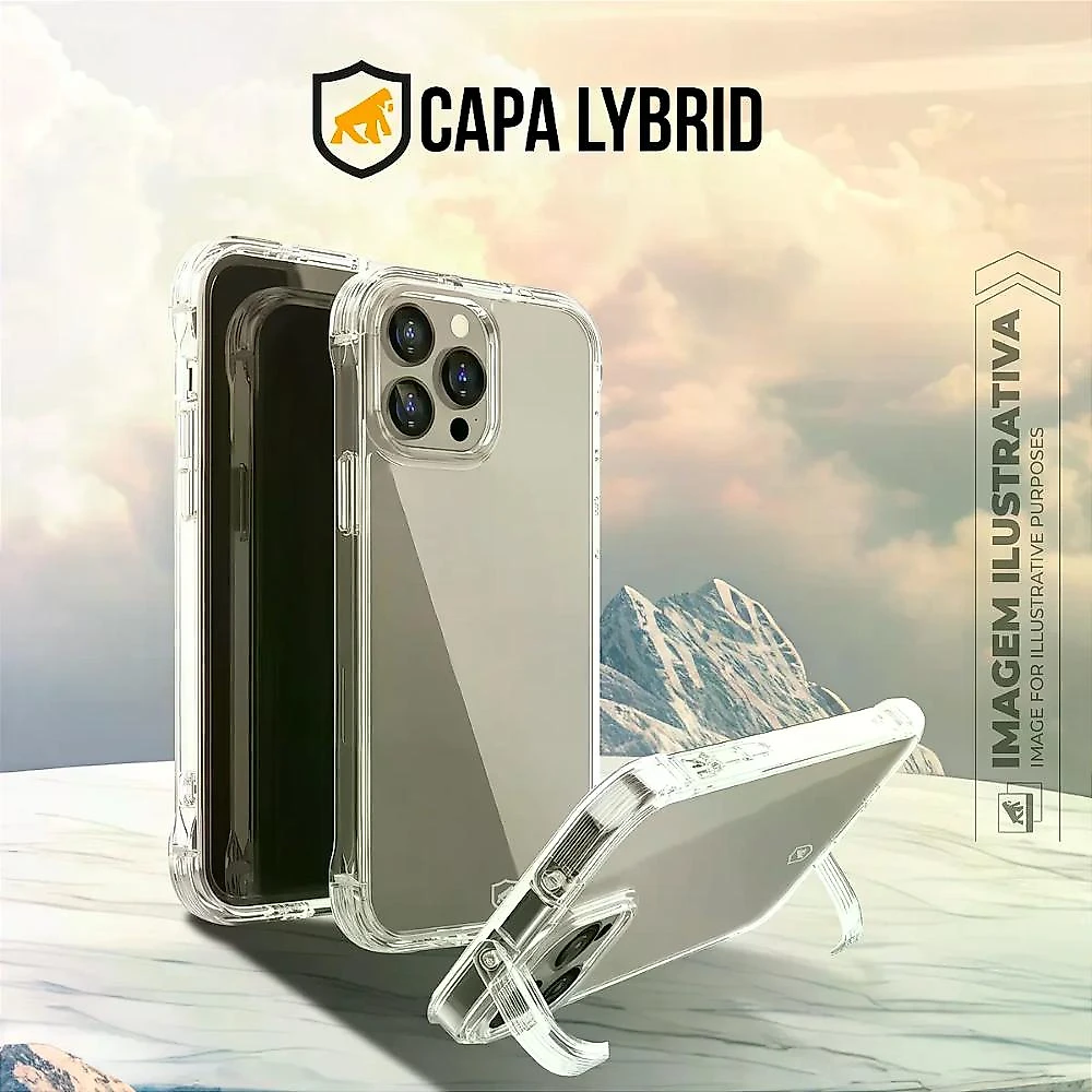 Capa case capinha para iPhone Air - Lybrid - Transparente - Gshield