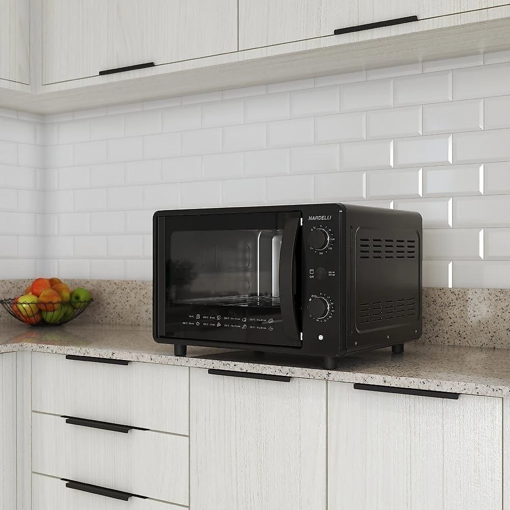 Forno Elétrico de Bancada Nardelli S45 Black 45L 1700W com Timer Preto 110V