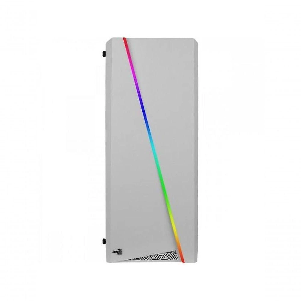 Gabinete Gamer Aerocool Cylon Branco Rgb Lateral Acrílico