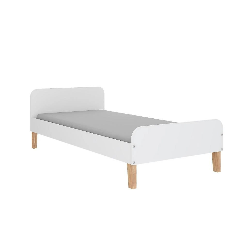 Cama Infantil Solteiro Montessori Cama Infantil Montessoriana Movelbras Branco