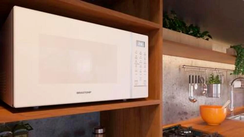 Micro-ondas Brastemp Branco 32 Litros com Menu Gourmet BMS46AB 127V