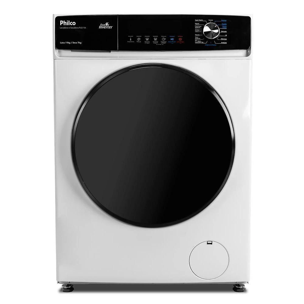 Lava E Seca Philco Eco Invertplus 16 Programas Lavagem Branca 11kg PLS11A 220V