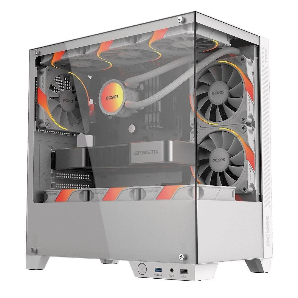 Gabinete Gamer Forcefield Twr White Ghost- Gfftwrwg