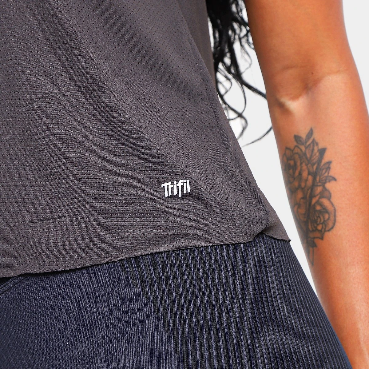 Miniatura Regata Trifil Nadador Feminina Preto - G