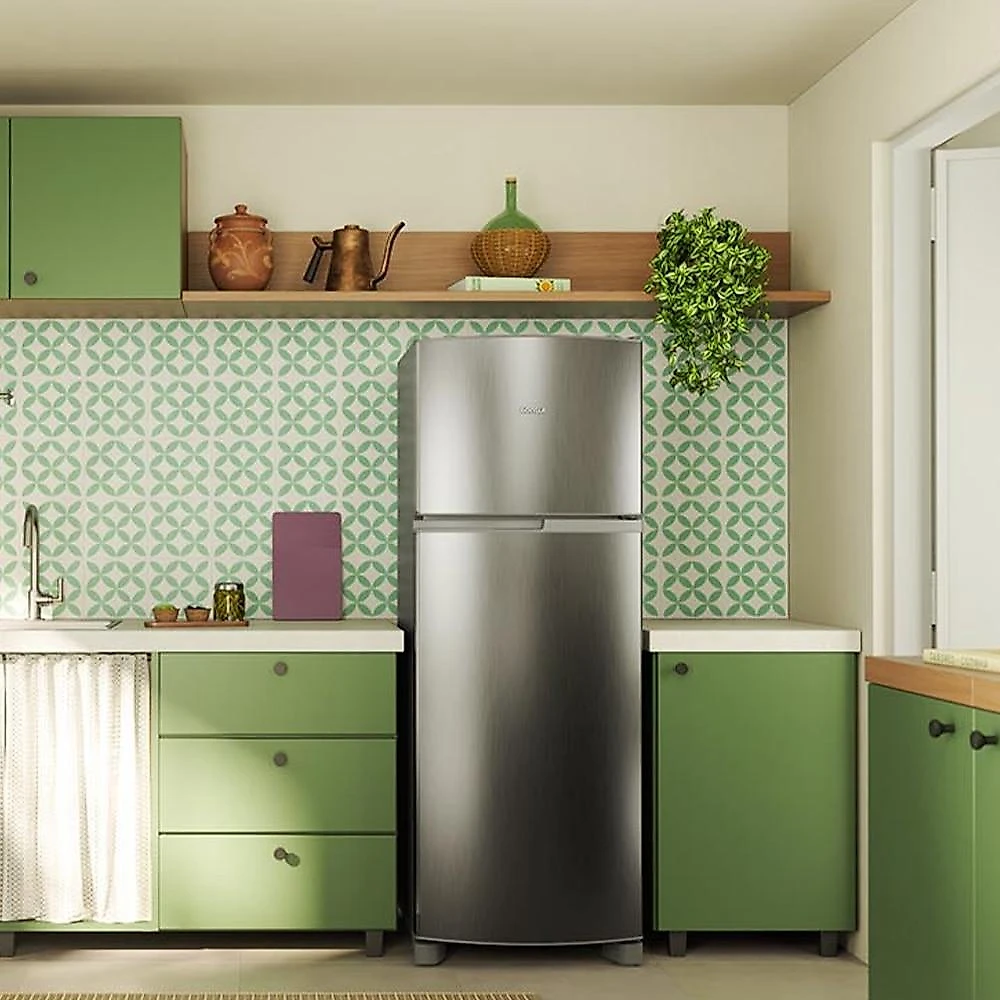 Geladeira Consul Frost Free Duplex CRM40MK, 333 Litros, Cor Inox - 220V 220 Volts