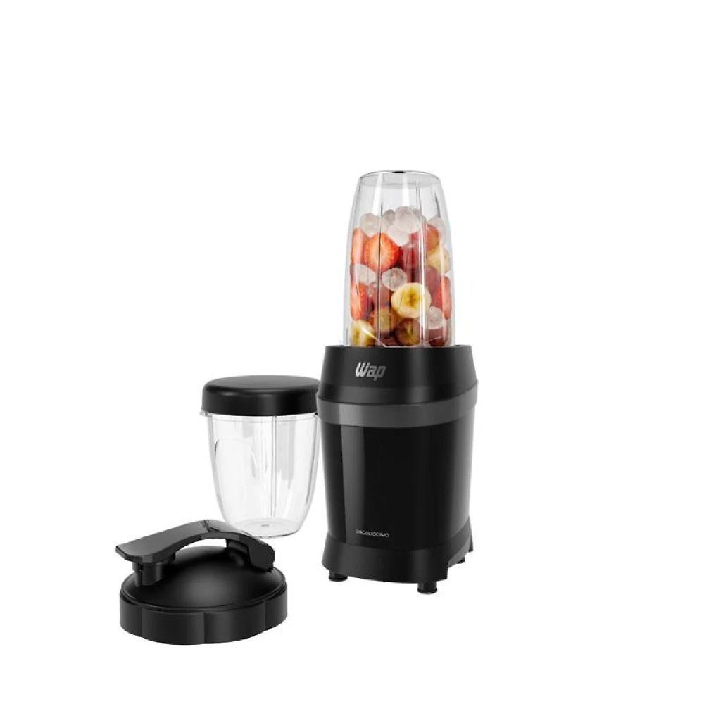 Mini liquidificador e blender portátil blender wap pro turbo 700w plástico preto 110v