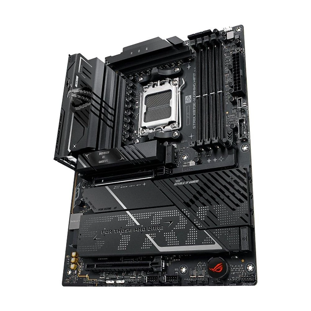 Placa Mãe ASUS ROG STRIX X870E-H GAMING WIFI7, AMD AM5, ATX, DDR5, Wi-fi 7, Bluetooth, Preto - 90MB1M90-M0EAY0