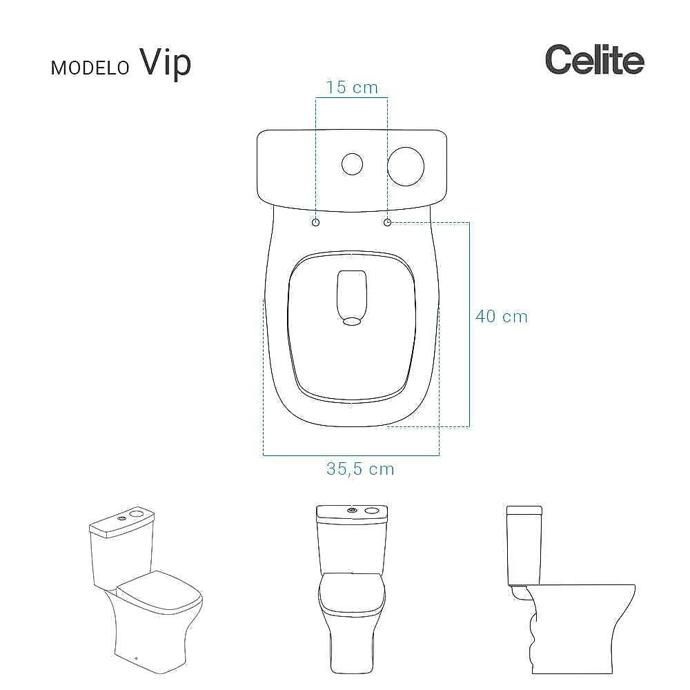 Assento Sanitário Vip Alongado Polipropileno Fechamento Suave Soft Close Branco Pontto Lavabo