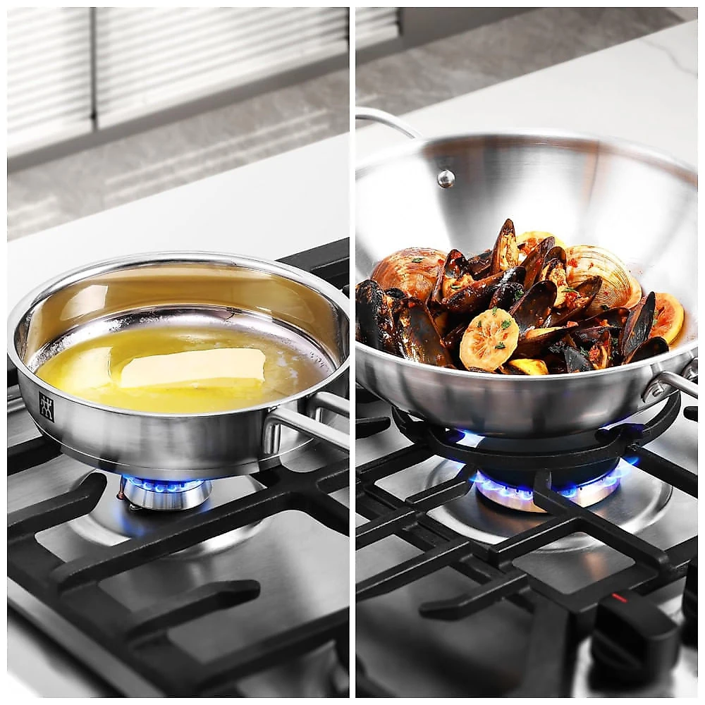 Cooktop a gás 5 queimadores Robam inox 36cm alta performance queimadores em latão proteção contra vazamento de gás 110V