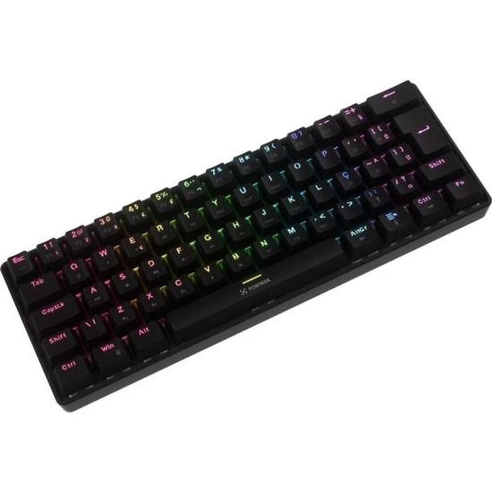 Teclado Mecânico Fortrek Gravity Air Compact Wireless Switches Outemu Brown Preto