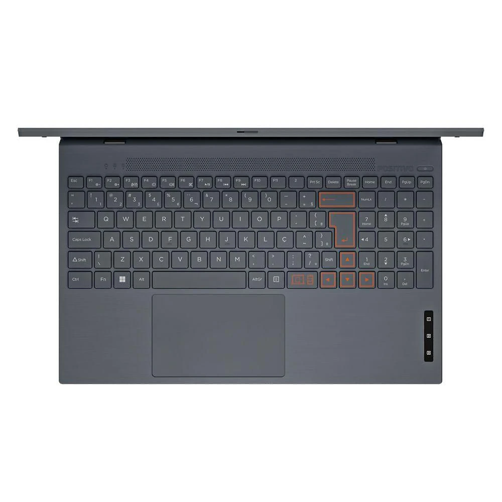 Miniatura Notebook Positivo Vision C15 Intel Celeron N4020 Linux 8GB RAM 240GB SSD Lumina Bar 15.6” HD Cinza