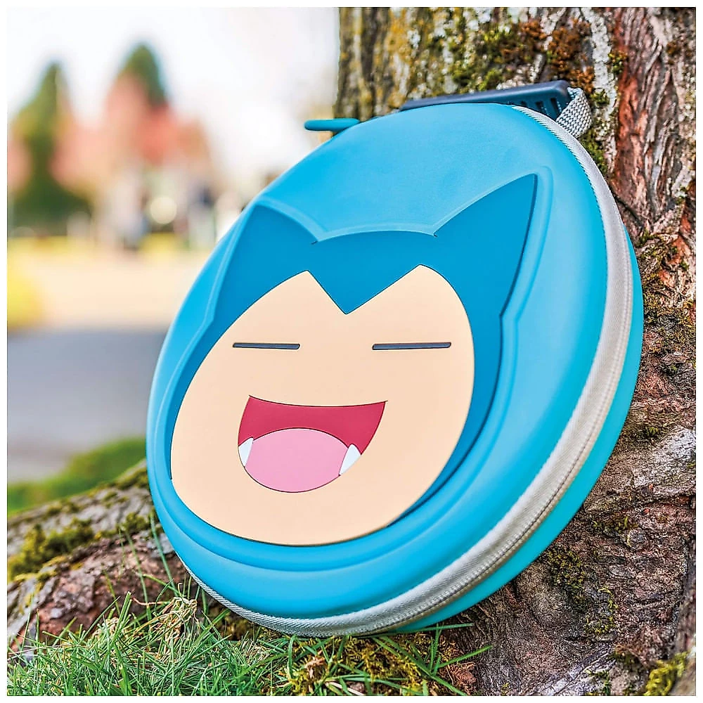 Estojo PowerA Pokémon Snorlax para Nintendo Switch e Switch Lite com interior moldado e armazenamento para jogos