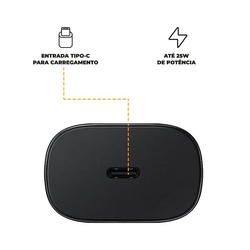 Miniatura Carregador Motorola original Gshield - Preto